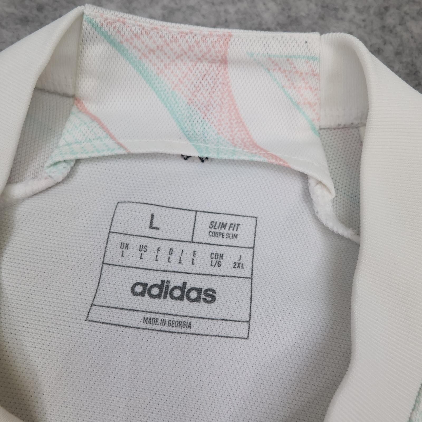 Ajax Shirt Mens Large White Away 2023 2024 Football Adidas Ziggo Soccer Jersey photo 7