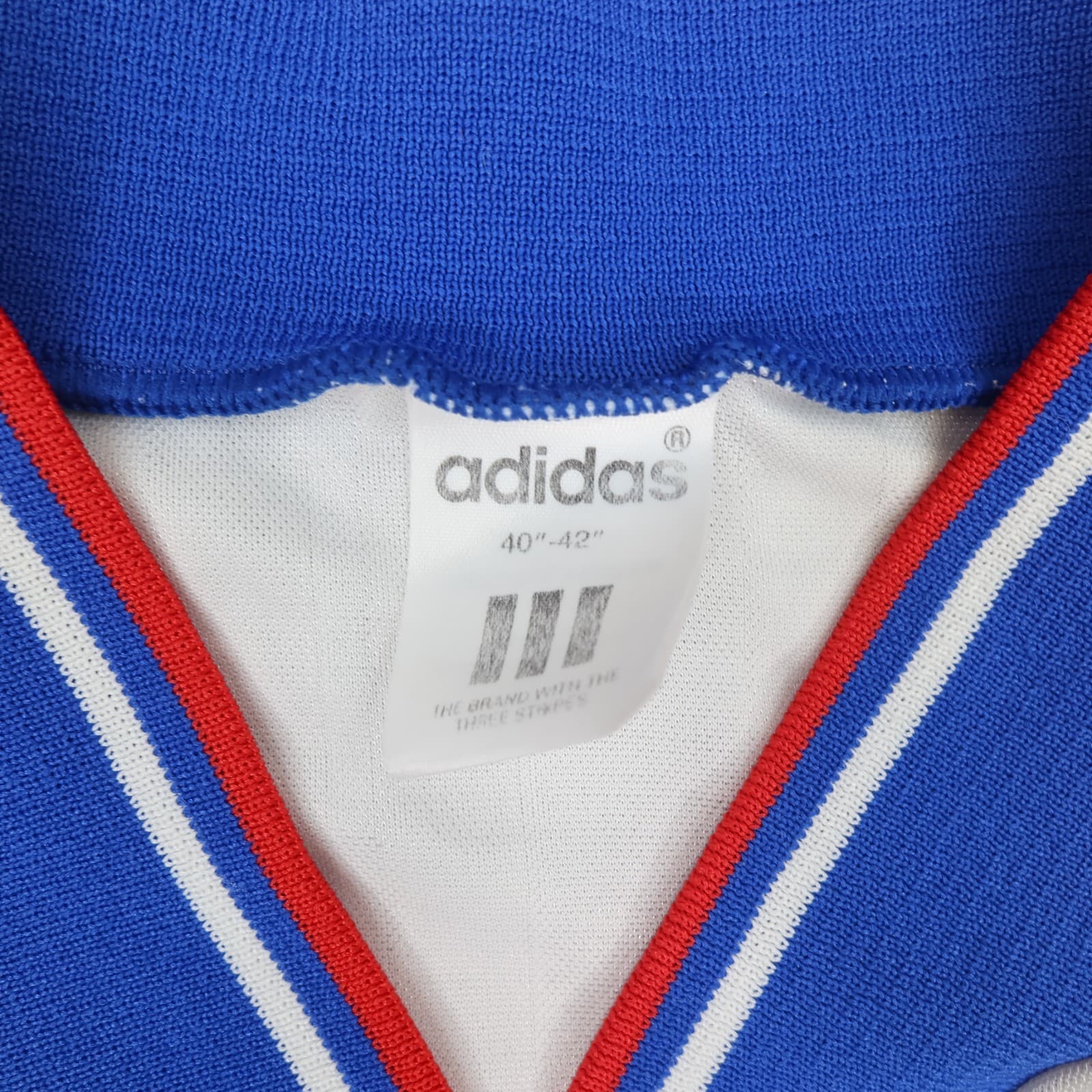 Vintage Rangers Football Shirt Large White Away Kit 1992 1994 Adidas Jersey photo 6