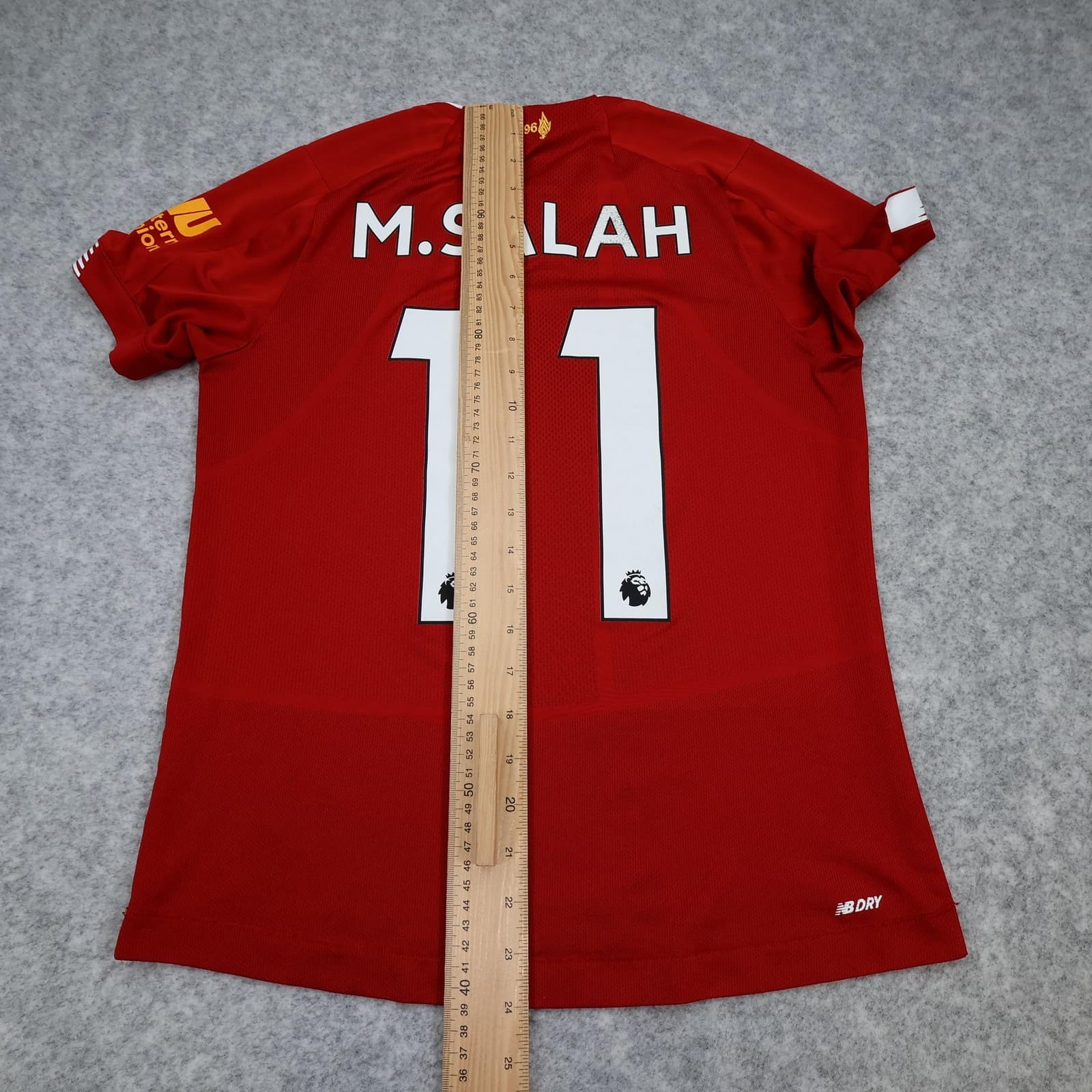 Liverpool Shirt Kids 11-12 Years Red Home 2019 2020 New Balance Salah 11 Jersey photo 15