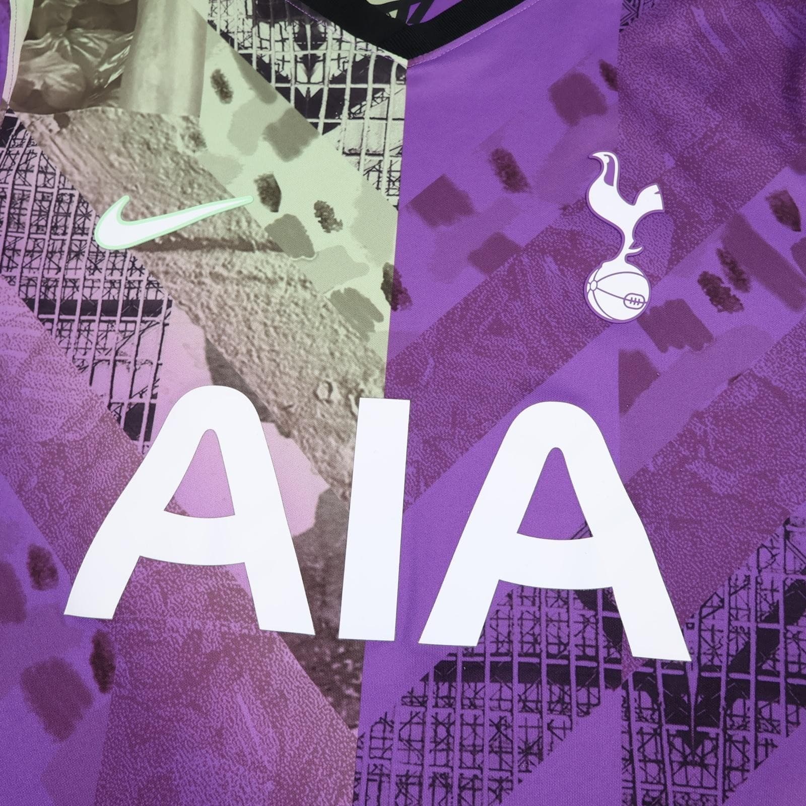 Tottenham Hotspur Shirt Mens Large Purple 3rd Kit EPL Football Nike 2021 2022 photo 2