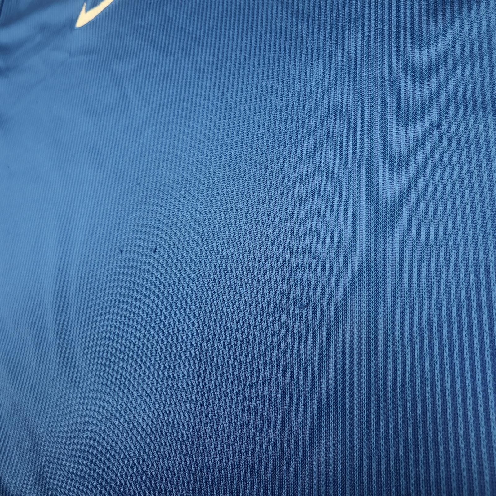 Vintage Italy Home Shirt Mens Medium Blue 1997 1998 Nike Dri Fit FIGC Jersey photo 8
