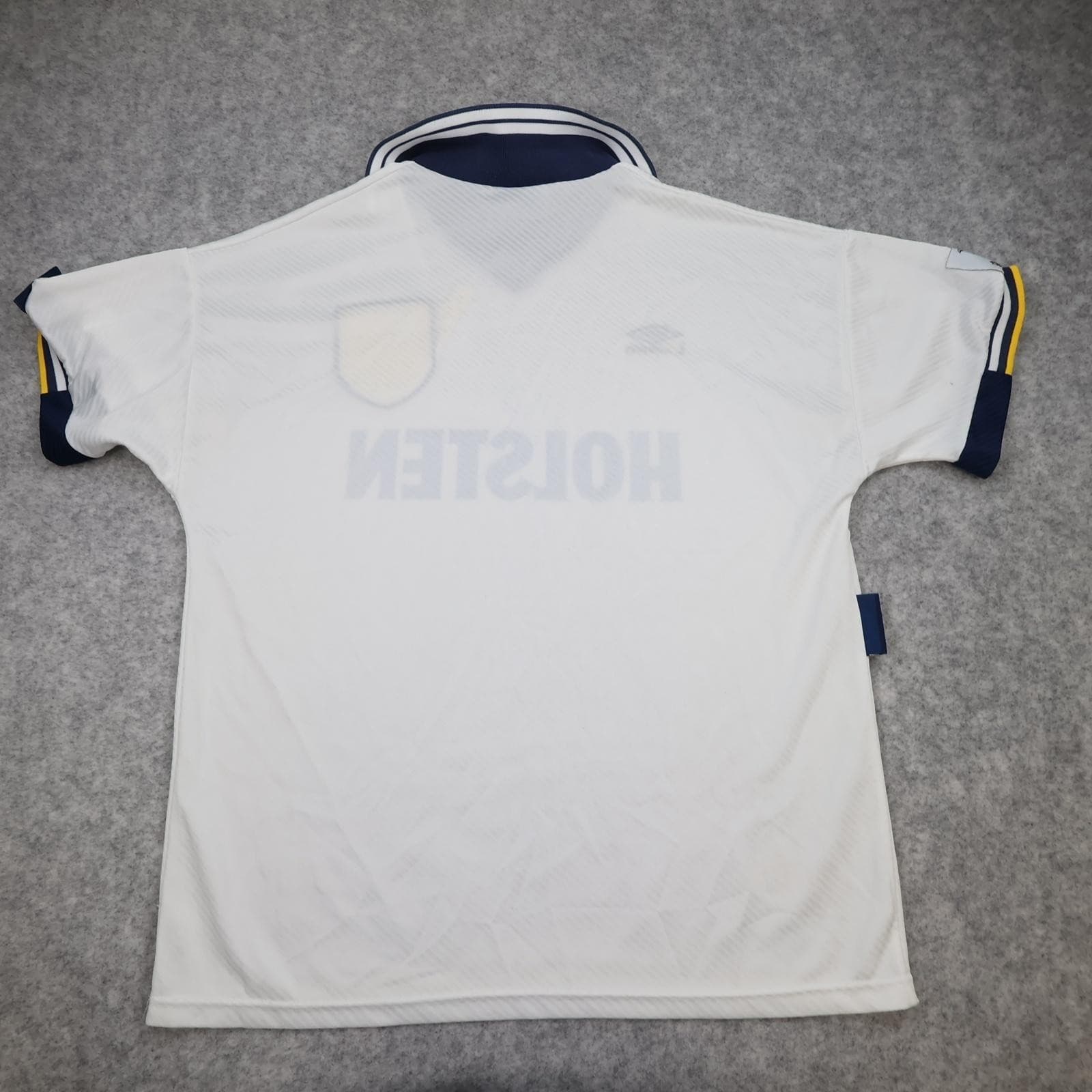Vintage Tottenham Hotspur Shirt Mens Large White Home 1993 1995 Umbro Holsten photo 2