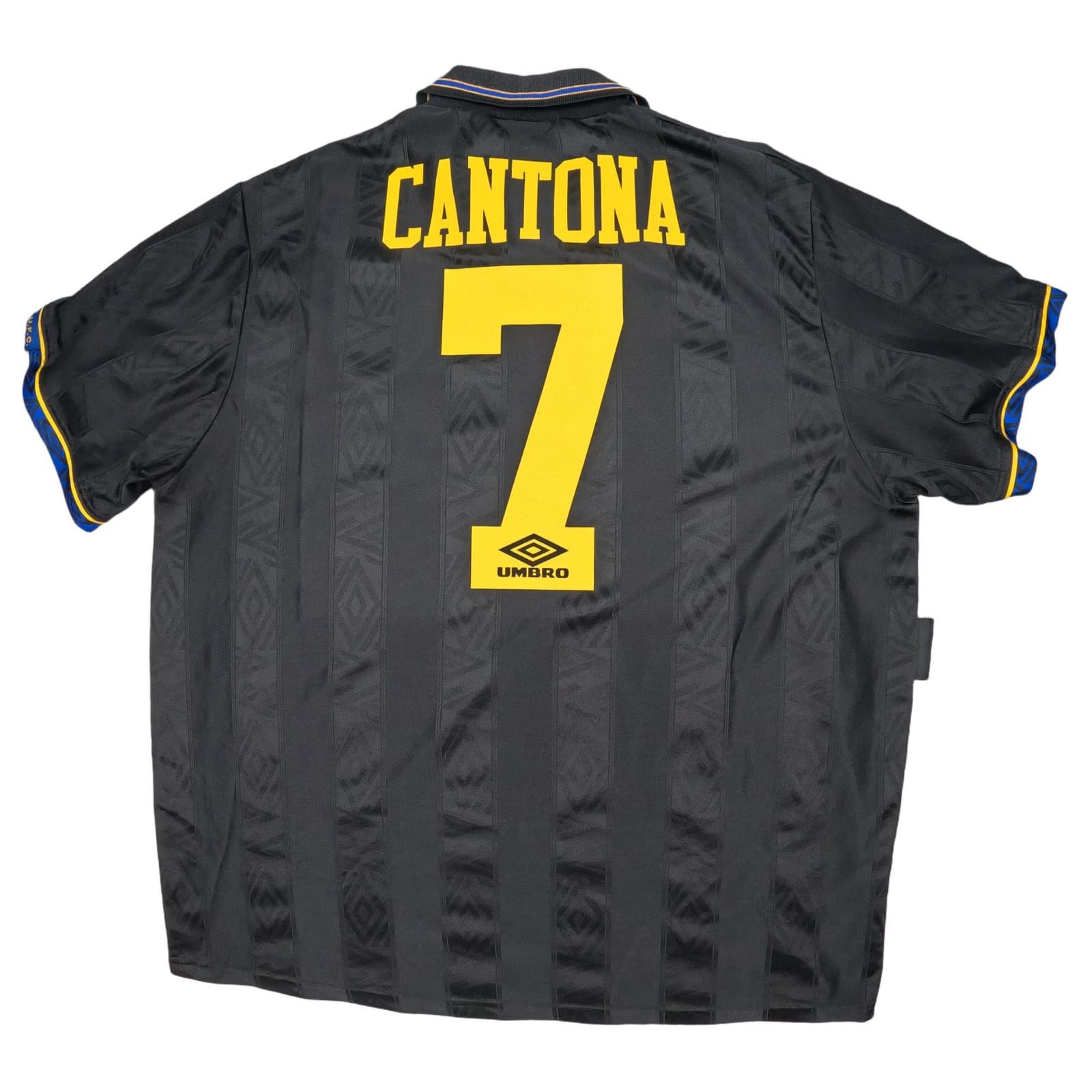 Manchester United Football Shirt 2XL Black Away 1993 1995 Umbro Eric Cantona 7