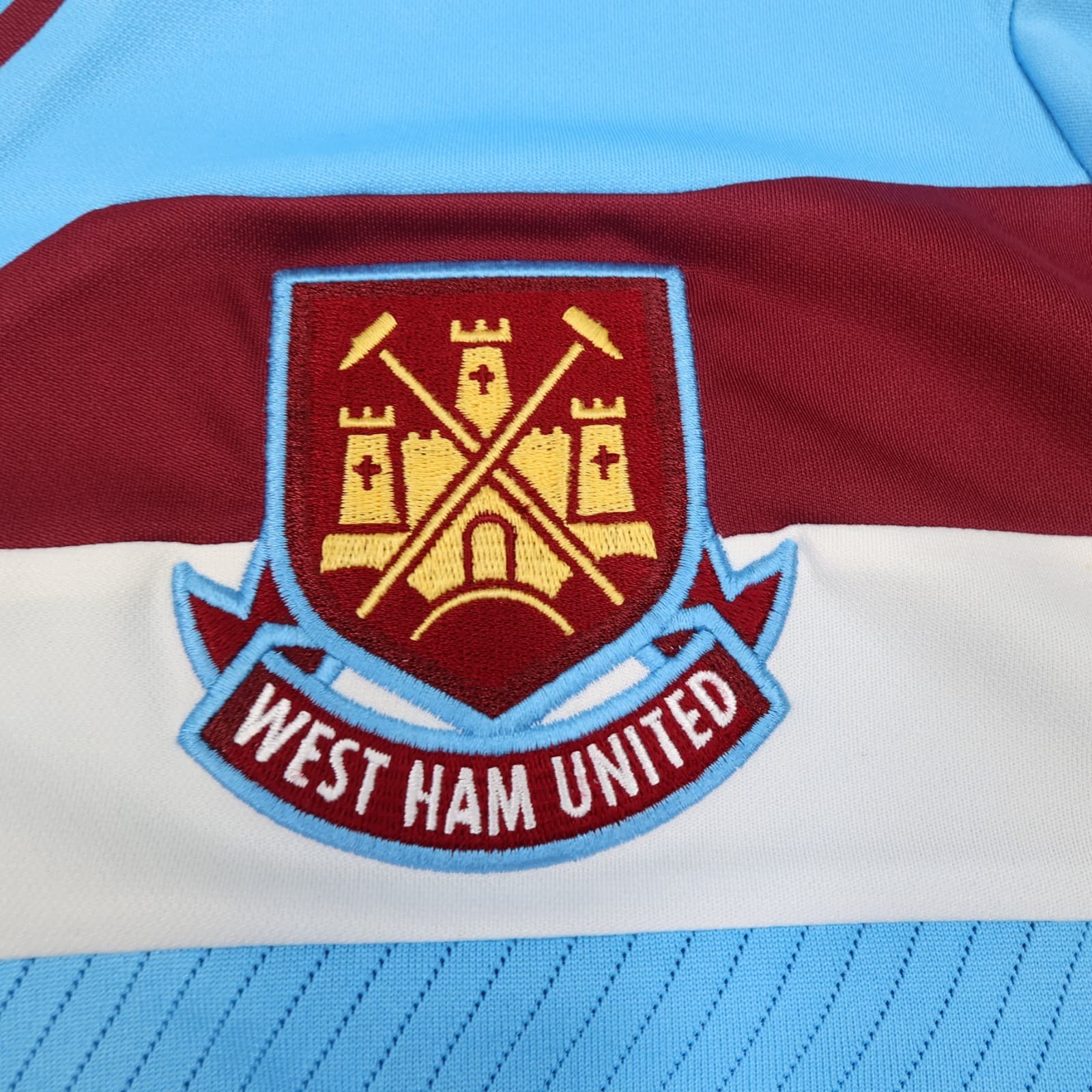 West Ham Shirt Extra Large Blue 2008 2009 Umbro Away Shirt Soccer Jersey photo 8