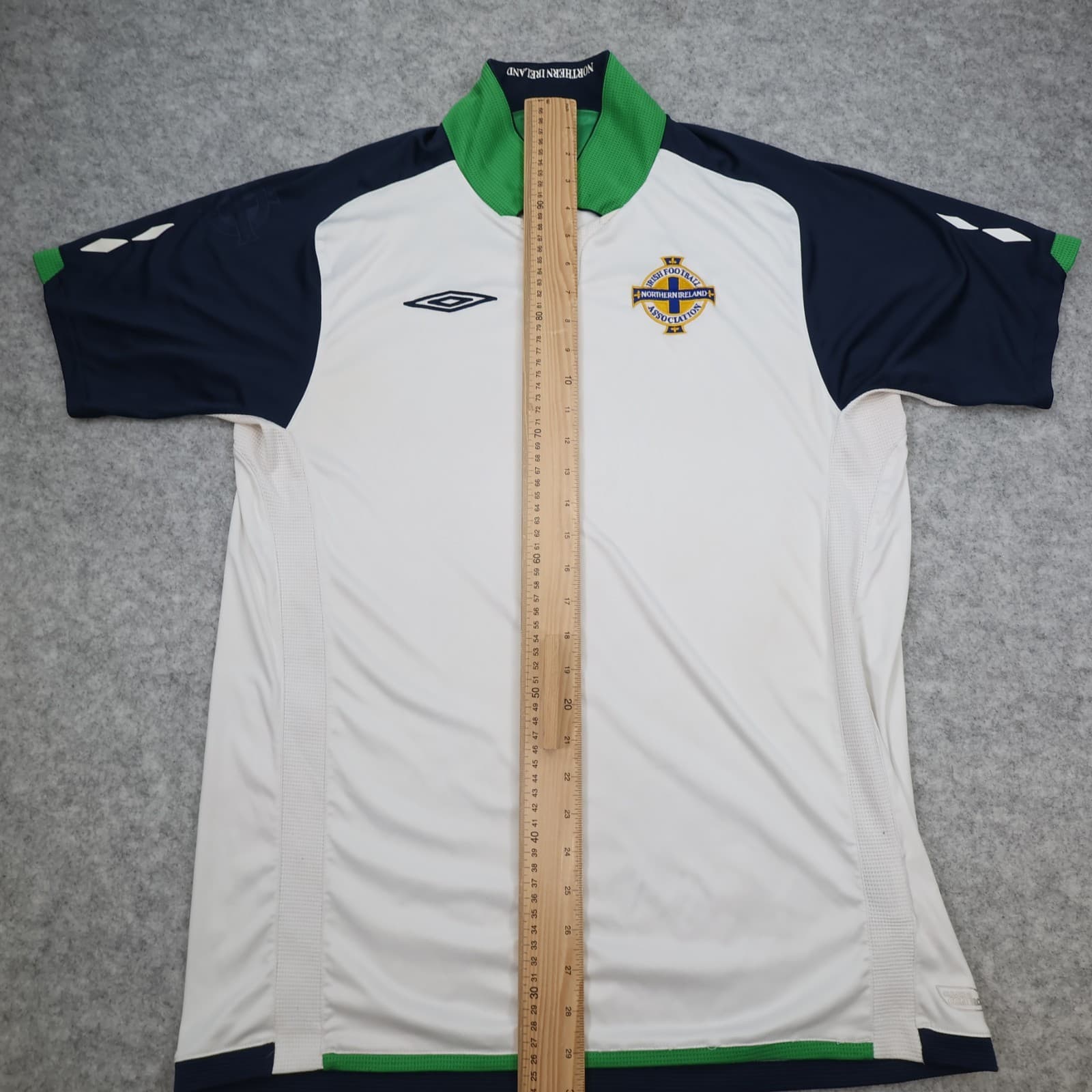 Northern Ireland Football Shirt Large Adidas Away Kit 2009 2010 Soccer Jersey photo 12