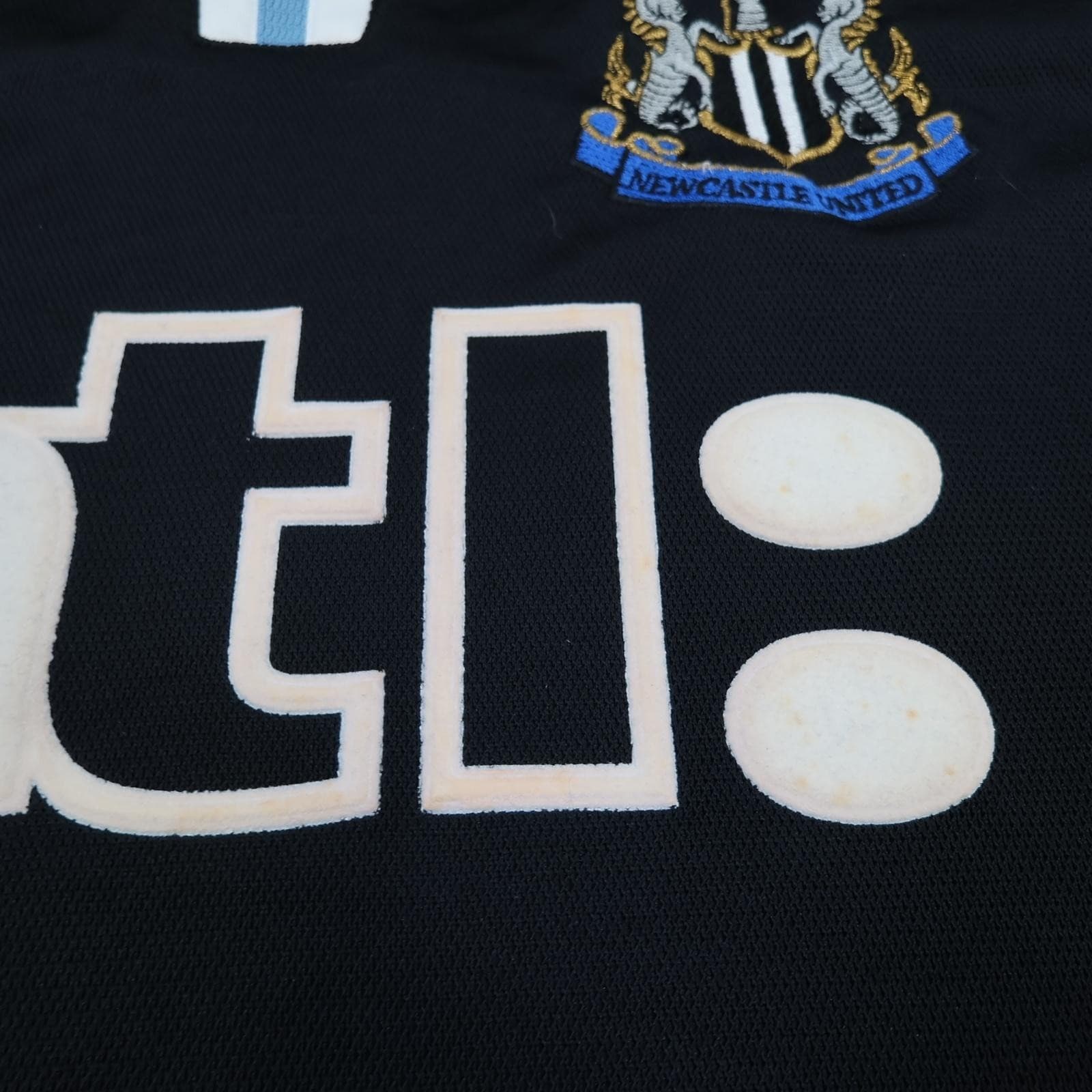Vintage Newcastle United Shirt Mens Medium Black Away Kit 2000 2001 Adidas NTL photo 8