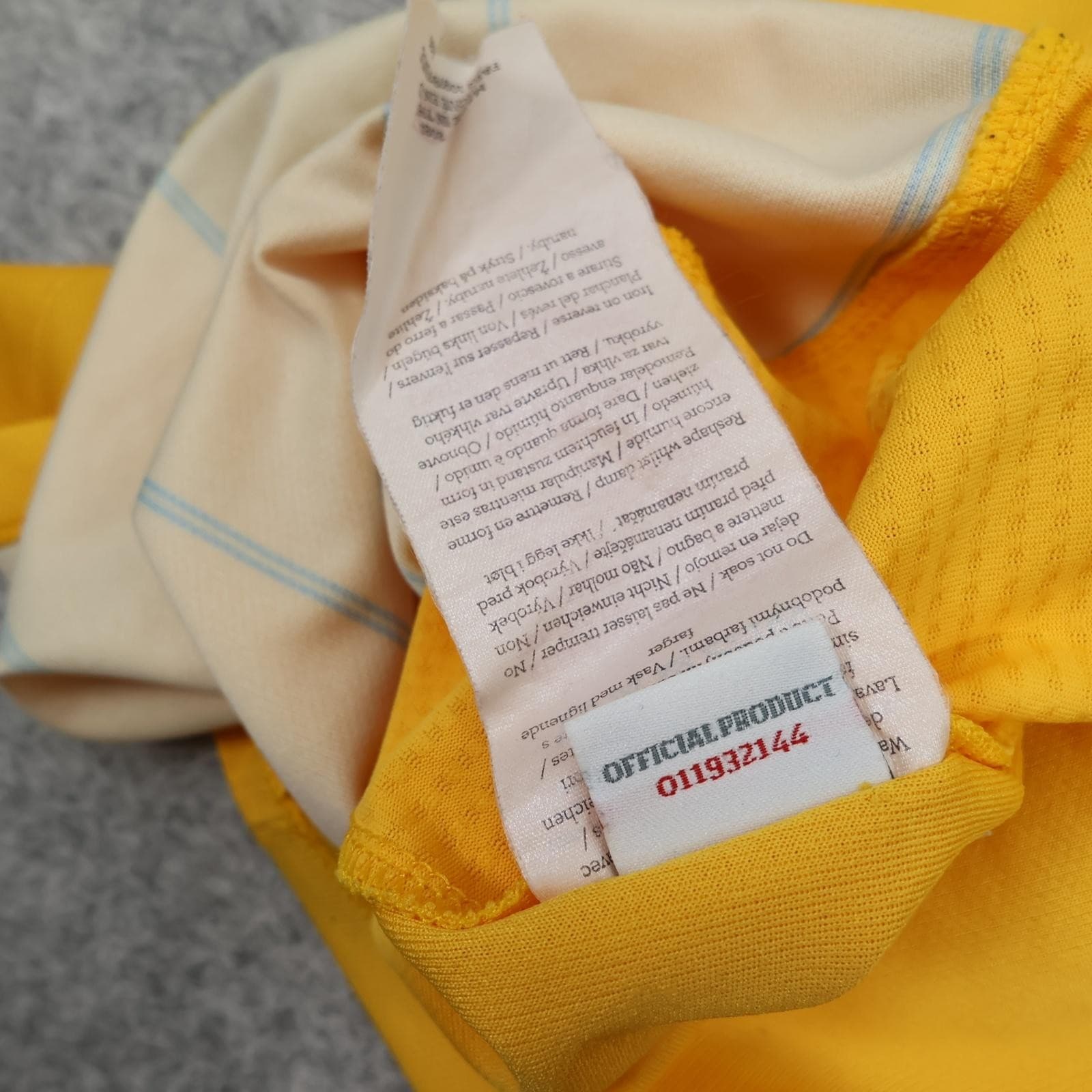 Sweden Home Shirt Mens Medium Yellow 2012 2013 Umbro Soccer Jersey Top SVFF photo 13