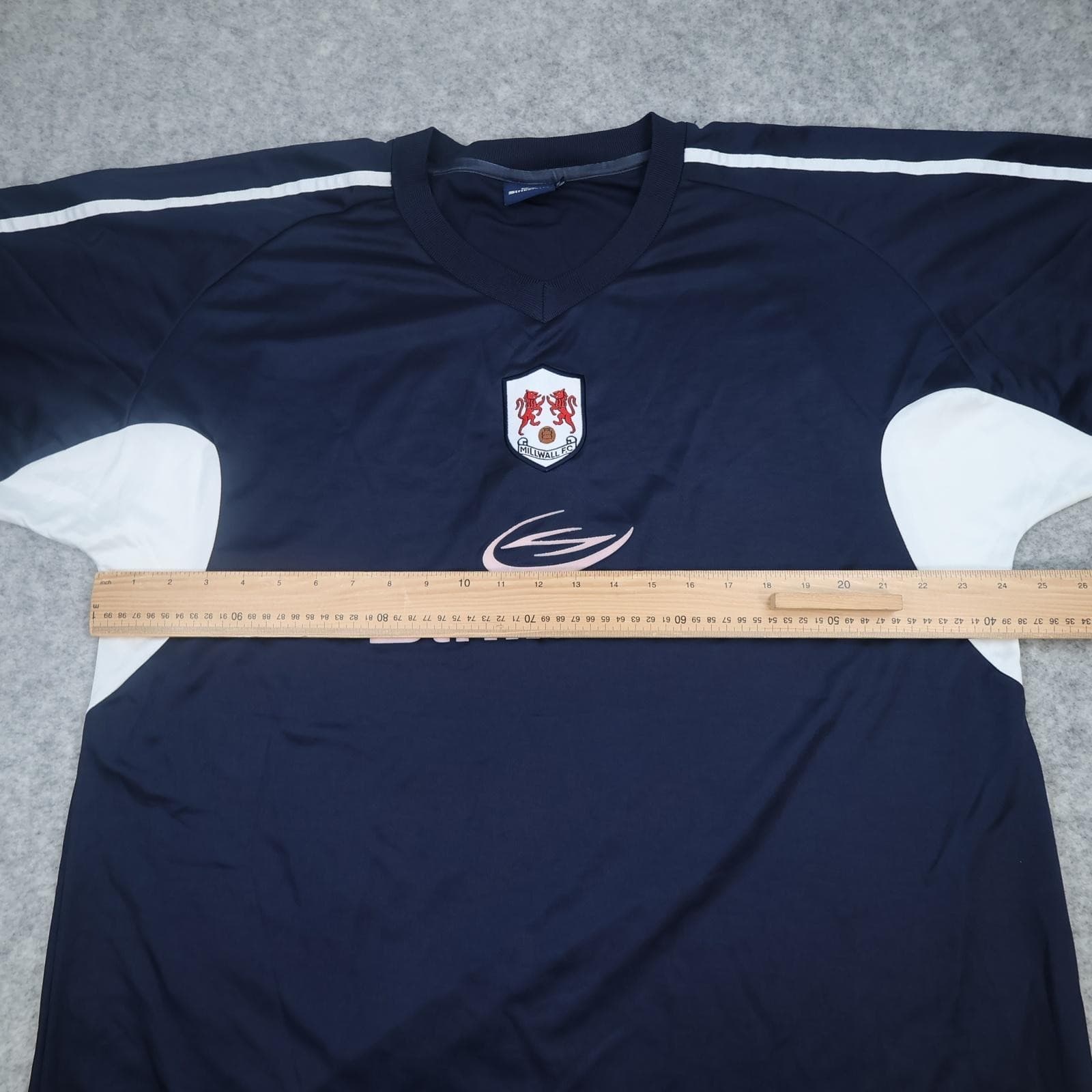 Millwall Shirt Mens 3XL Navy Blue Training Football Strikeforce Soccer Jersey photo 9