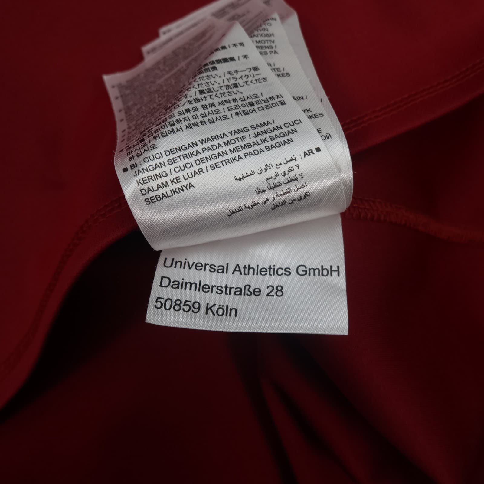 England Rugby Shirt Large Red Drill Top 2023 2024 Umbro Jersey O2 photo 8