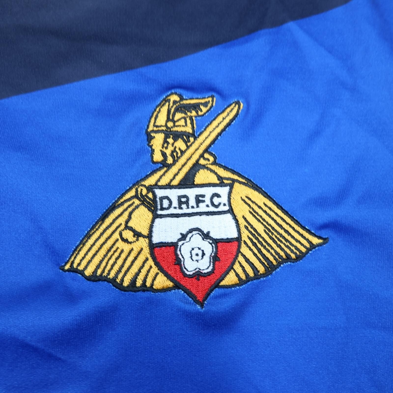 Doncaster Rovers Training Shirt Mens 3XL Blue EFL Football Club Doncaster LNER photo 4