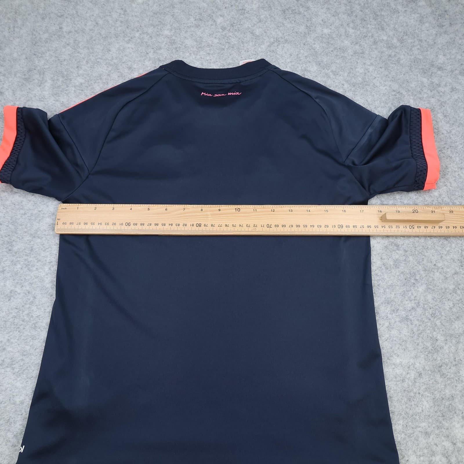 Bayern Munich Shirt Kids 13-14 Years Navy 3rd Kit 2015 2016 Adidas Soccer Jersey photo 9