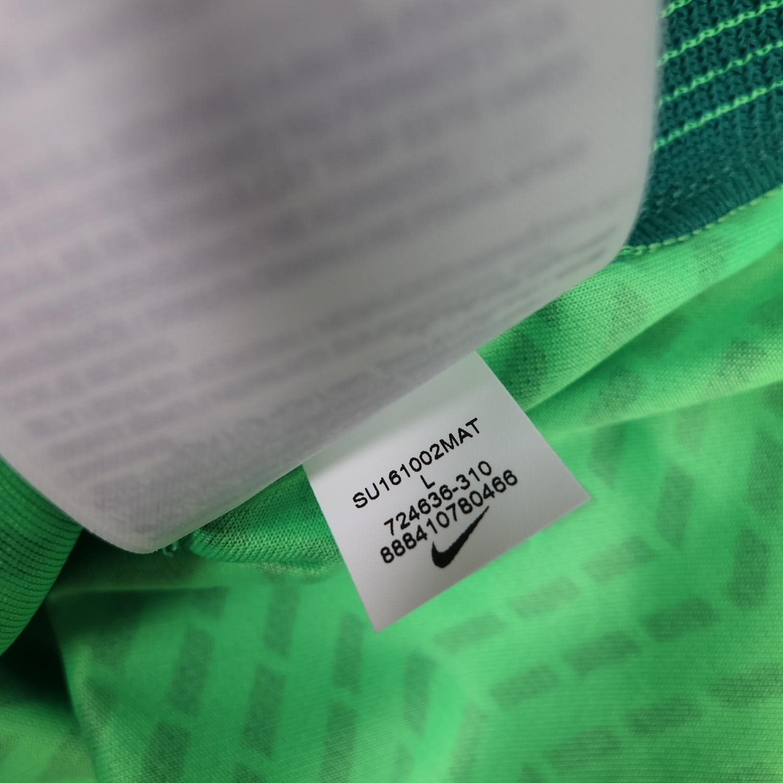 Slovenia Shirt Mens Large Green Away 2016 2017 Football Nike Soccer Jersey photo 14