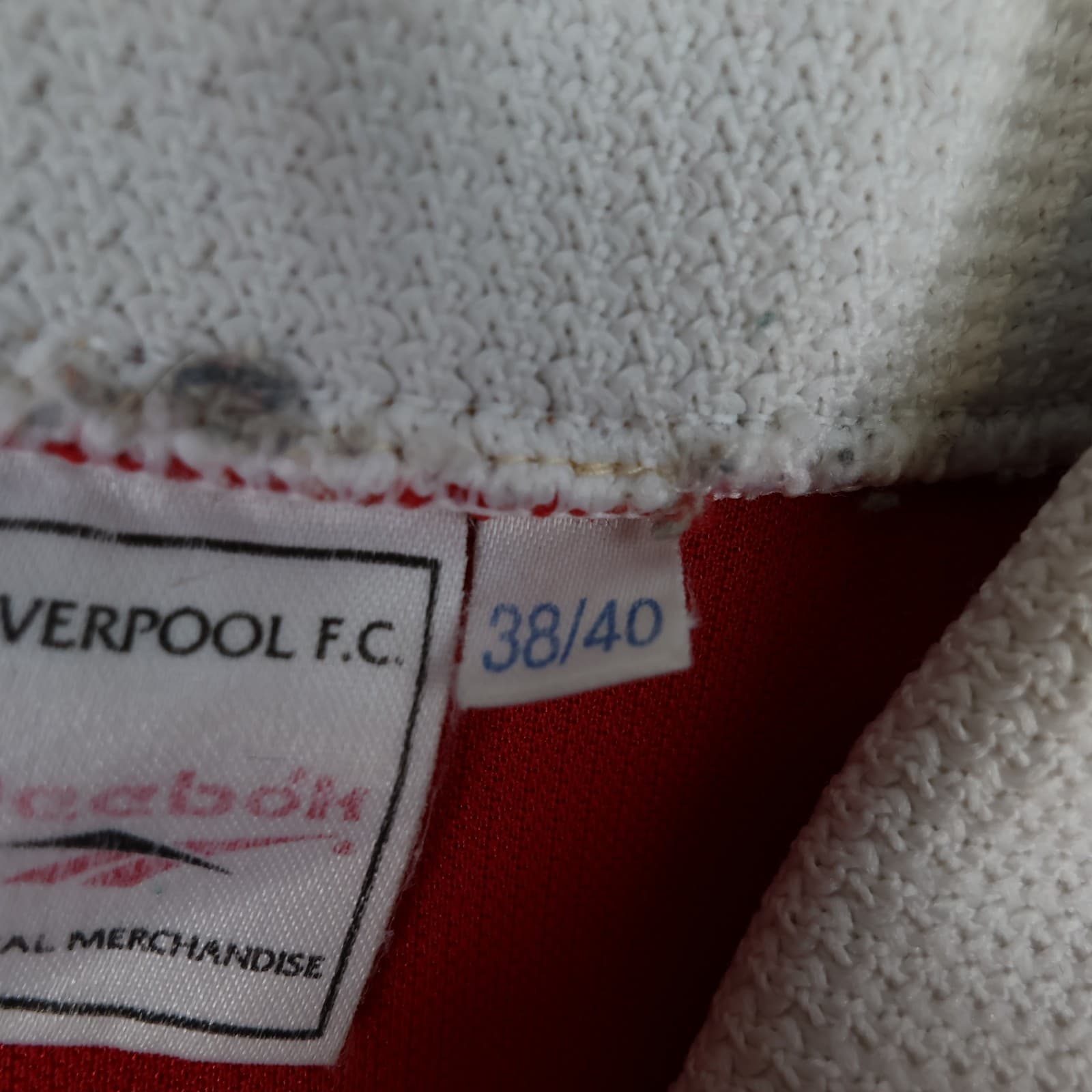 Vintage Liverpool Shirt Medium Red Home Kit 1996 1997 Reebok Jersey 38/40 90s photo 12