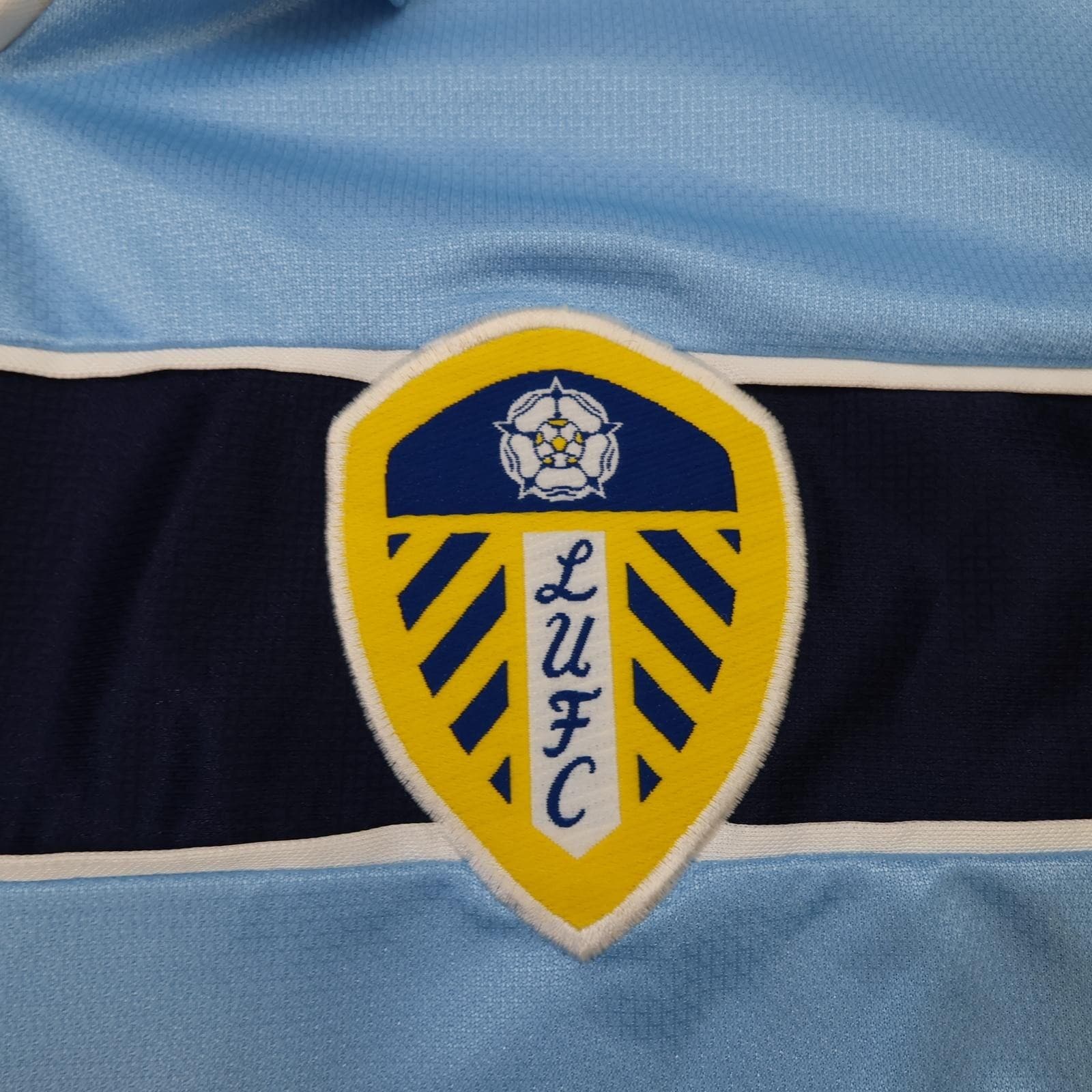 Vintage Leeds United Shirt Mens Large Blue Third 1999 2000 Puma Packard Bell photo 4