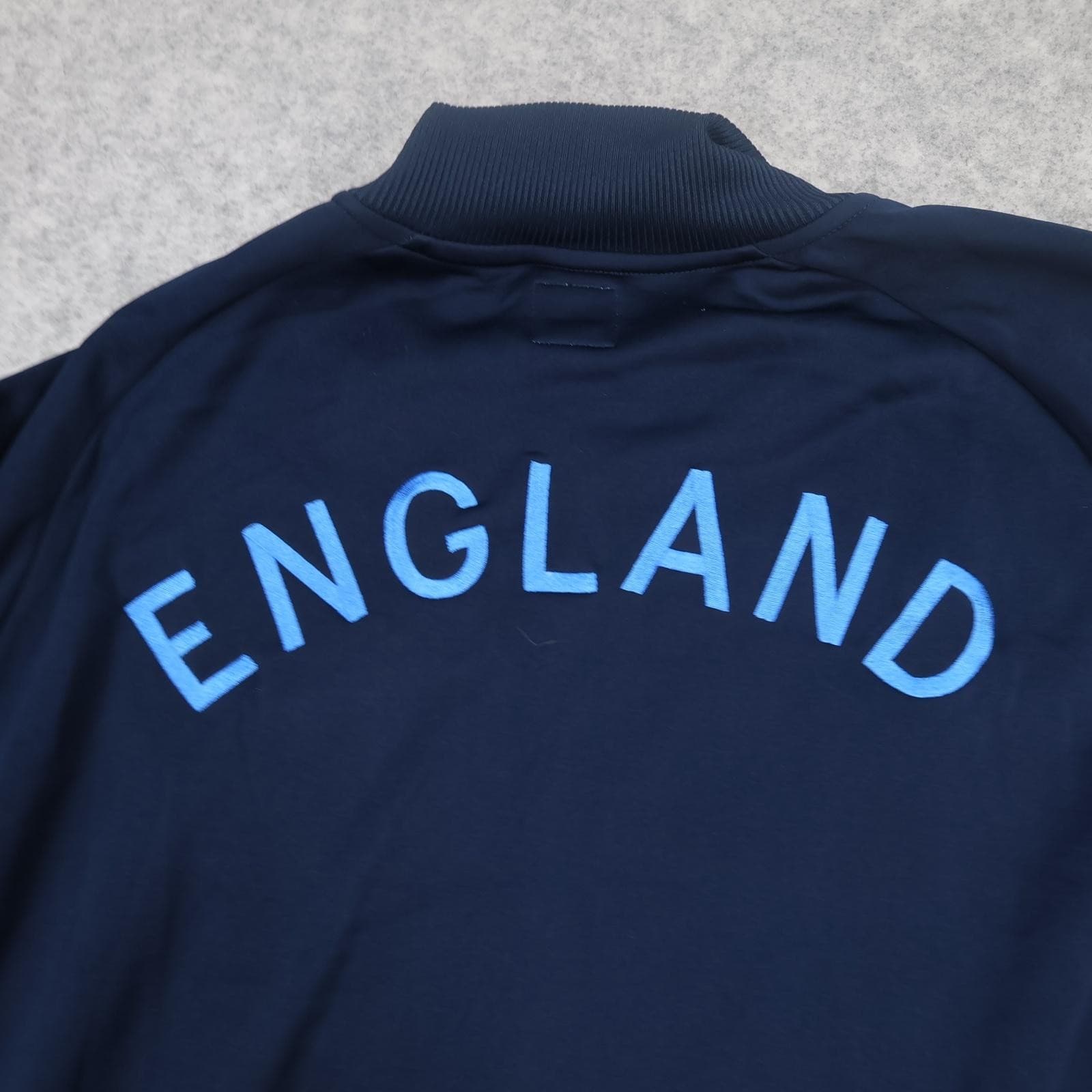England Jacket Mens 2XL Navy Blue 2009 2010 Umbro Jacket Track Top Training photo 13