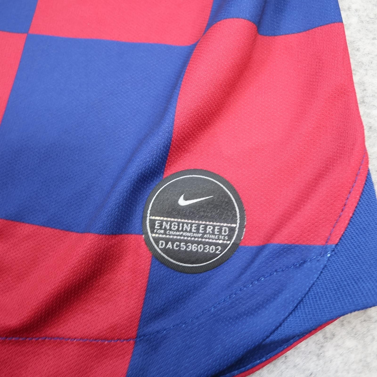 Barcelona Shirt Womens Small Red Blue Home 2019 2020 Football Nike Soccer Jersey photo 9