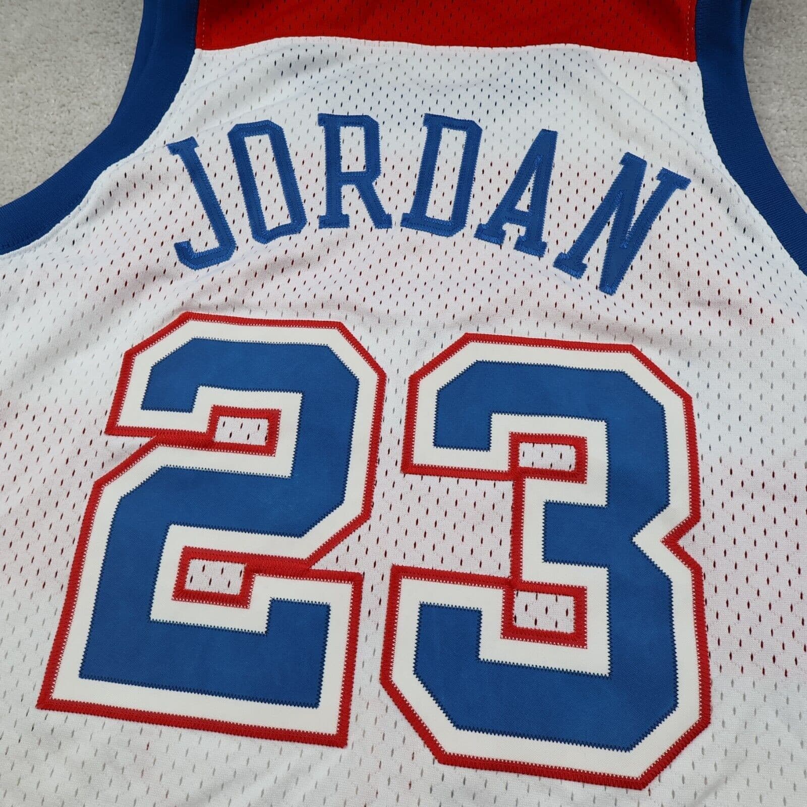 Vintage Washington Bullets Jersey 2XL Nike 90s Basketball NBA Michael Jordan 23 photo 8