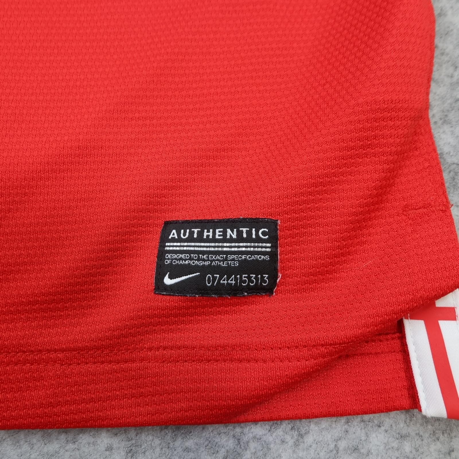 England Away Shirt Mens 2XL Red 2013 150 Years Football Nike Dri Fit Jersey Top photo 3
