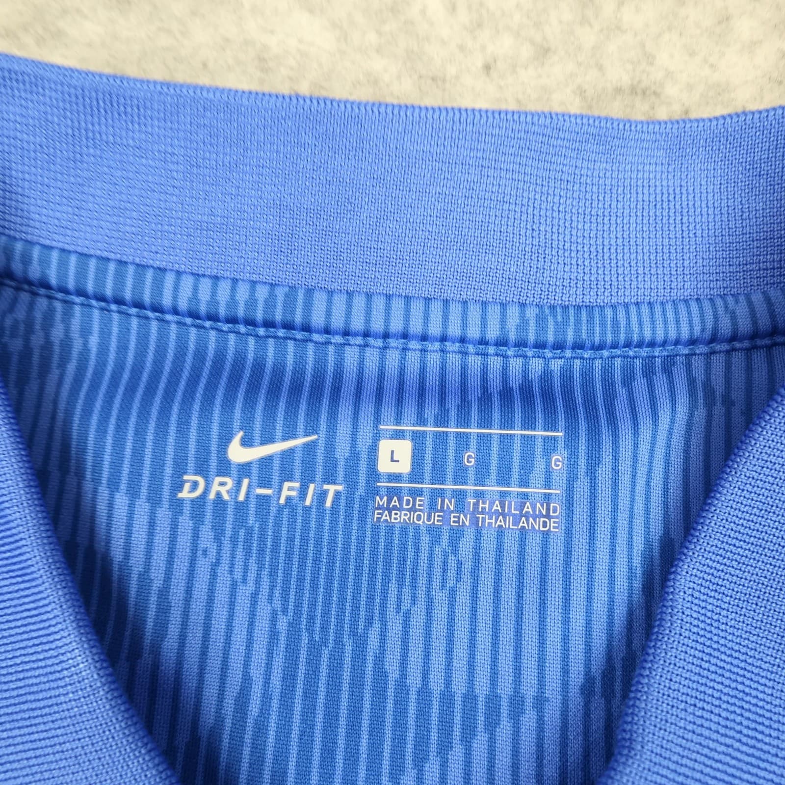 England Shirt Mens Large Blue Away Kit 2020 2021 Nike Dri Fit Soccer Jersey photo 5