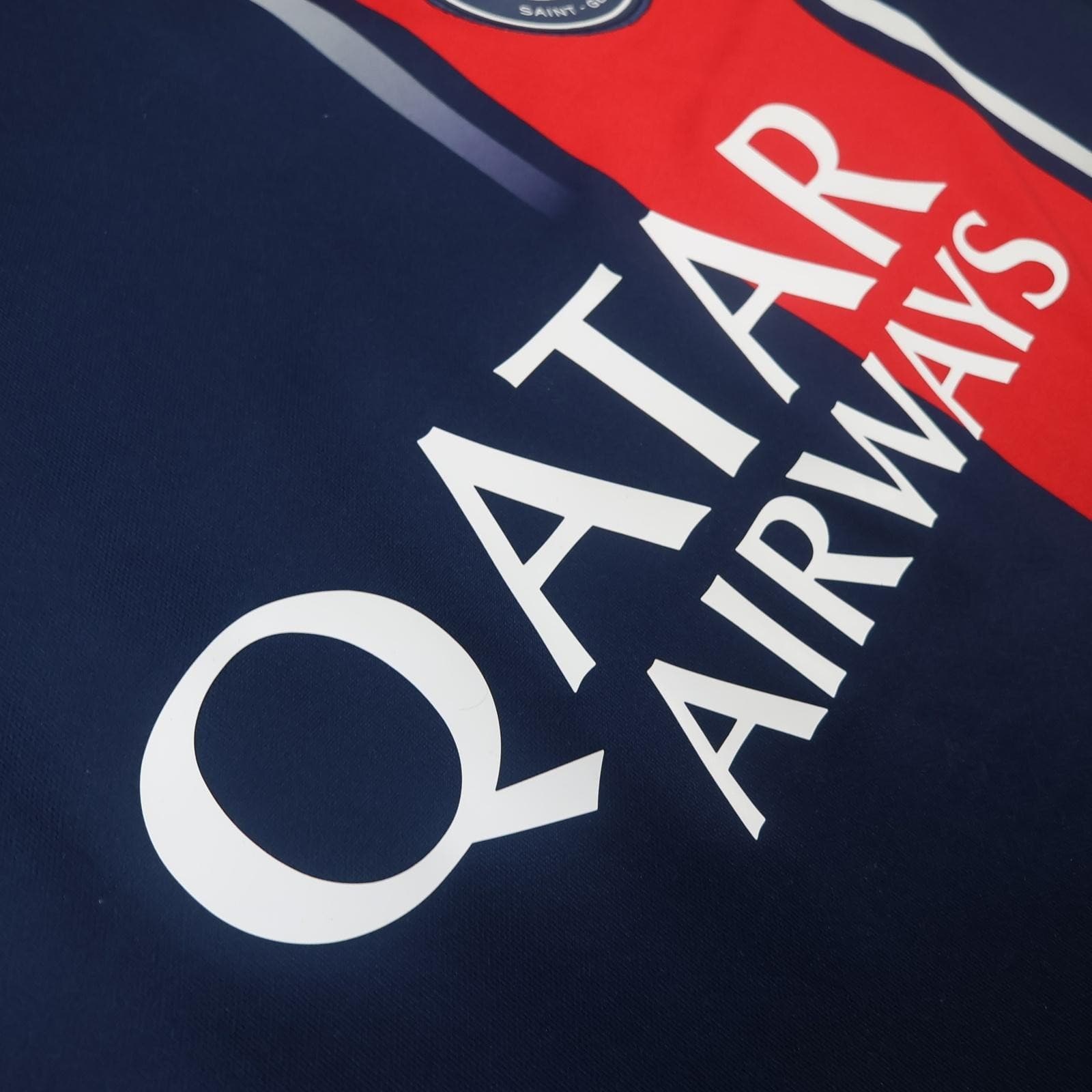 Paris Saint-Germain Shirt Mens Large Blue 2023 2024 Football Nike Qatar Airways photo 9