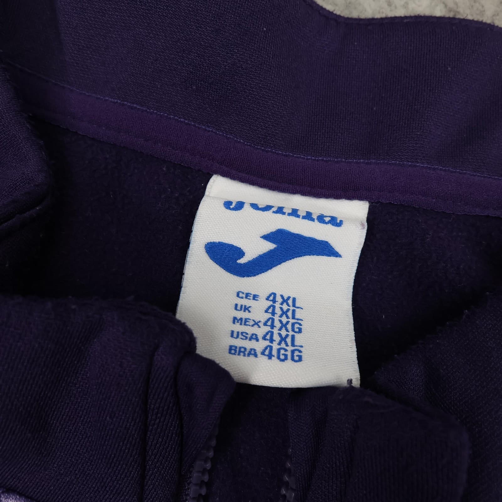 Hibernian Training Top Mens 4XL Purple 2024 Tracksuit Soccer Pullover 1/4 Zip photo 5