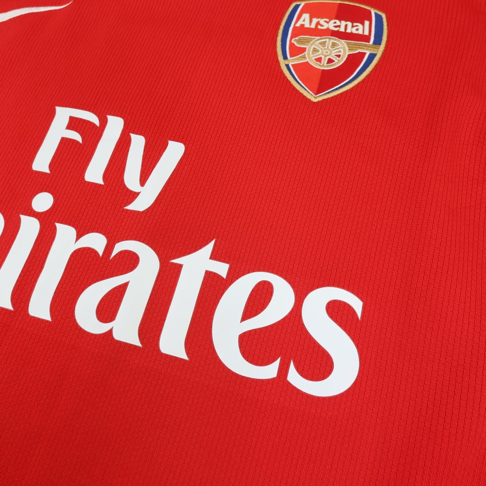 Arsenal Shirt Mens Large Red Home 2008 2010 EPL Nike Soccer Jersey Rosicky 7 photo 5