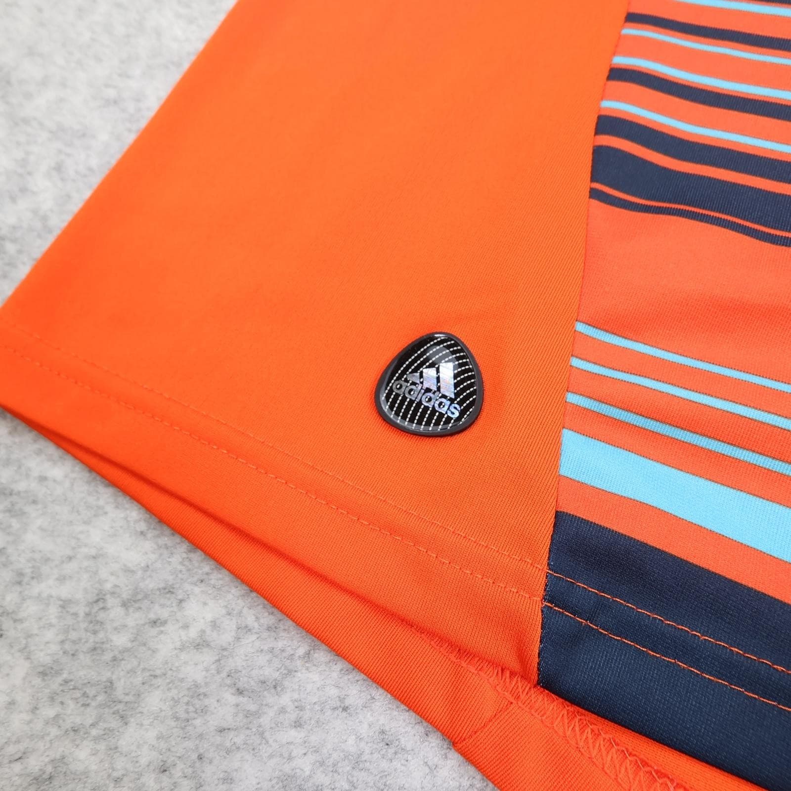 Olympique Marseille Shirt Mens Large Orange 3rd 2011 2012 Adidas Soccer Jersey photo 7
