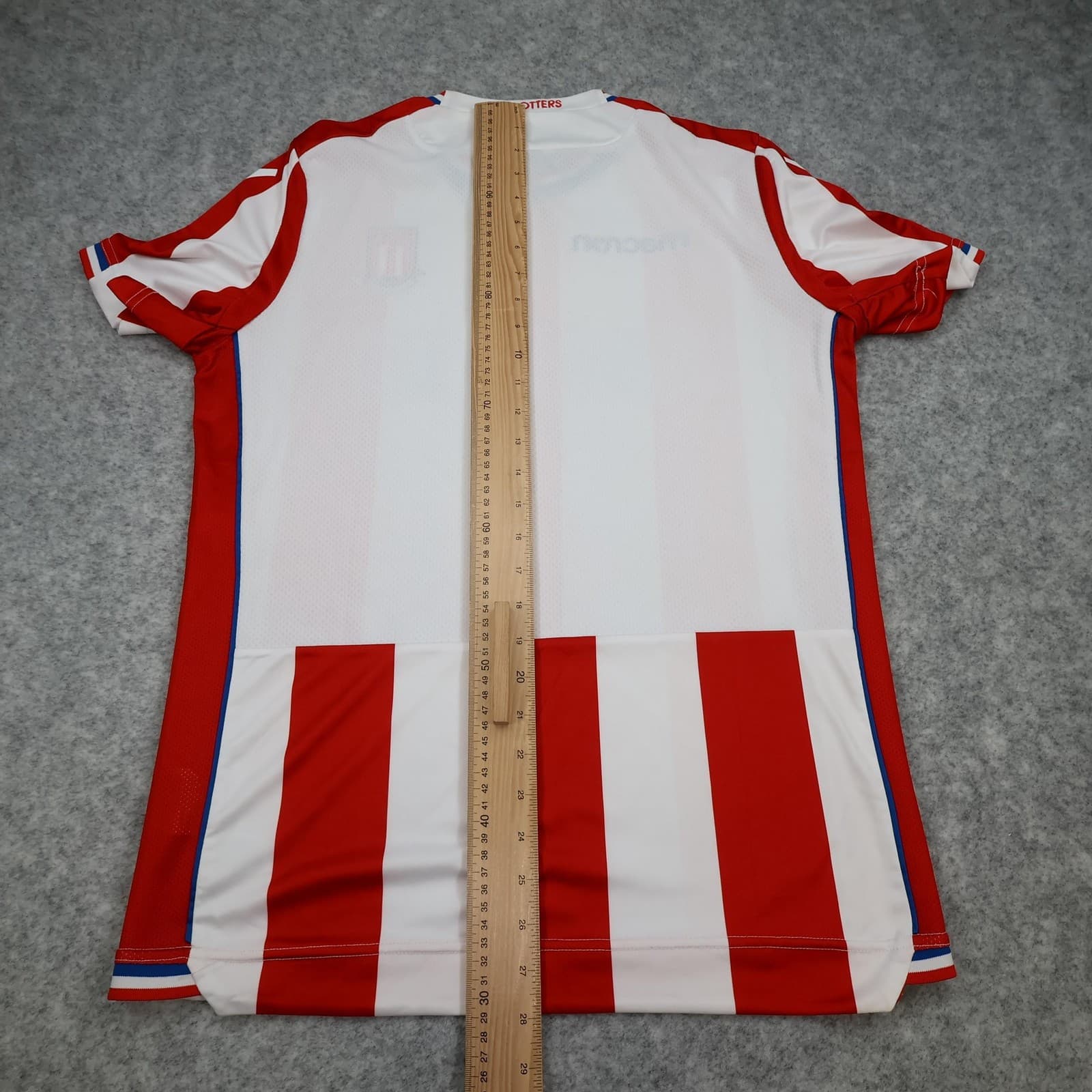 Stoke City Shirt Mens Medium Red Home Kit 2017 2018 Macron Jersey Soccer Jersey photo 11
