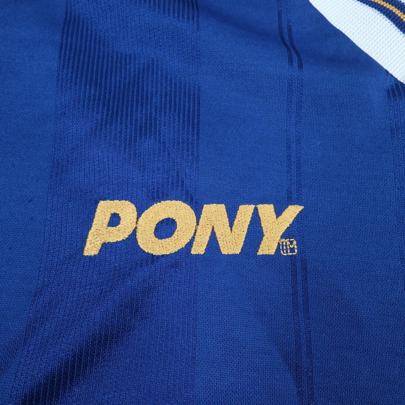 Vintage Tottenham Hotspur Shirt Mens XL Blue Away 1997 1998 Football Pony HP photo 5