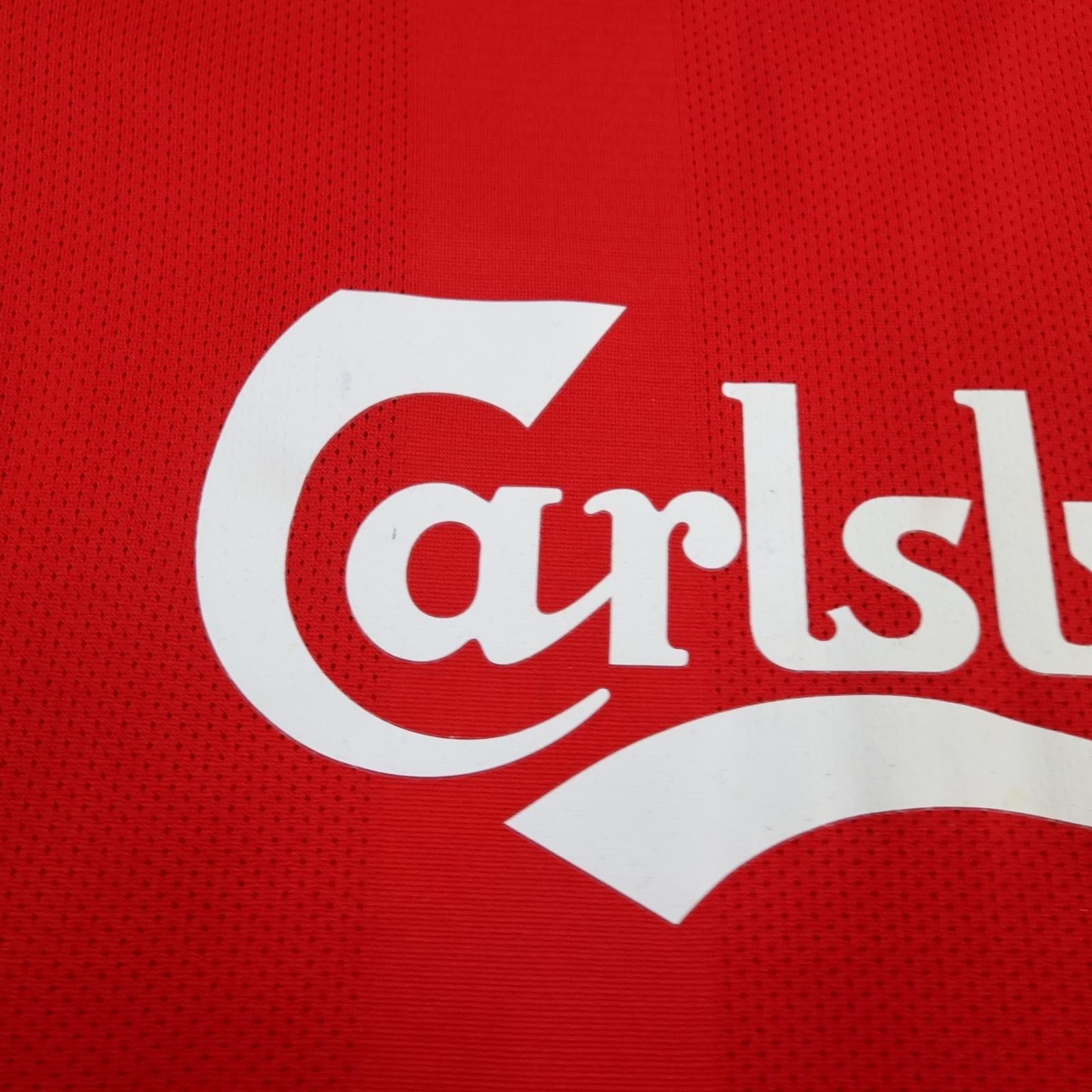 Liverpool Shirt Large Boys Red Home 2008 2010 12-13 Year Adidas Carlsberg Jersey photo 6