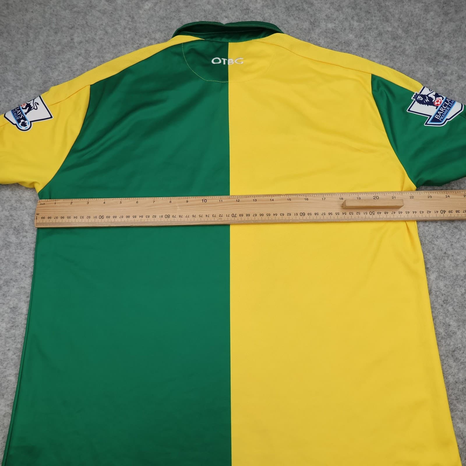 Norwich City Shirt Mens XL Home Kit 2015 2016 Football Errea AVIVA Jersey photo 8