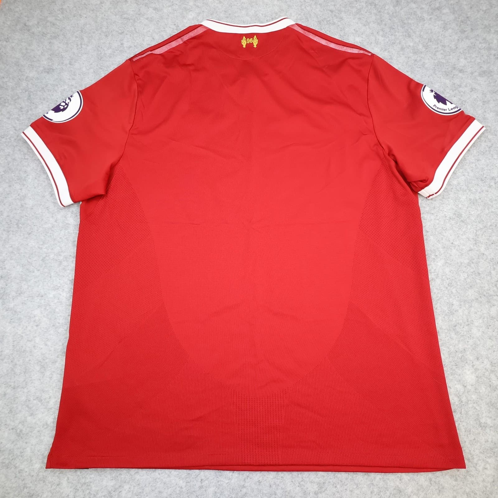 Liverpool Shirt Mens XL Red Home 2017 2018 Football New Balance Soccer Jersey photo 2