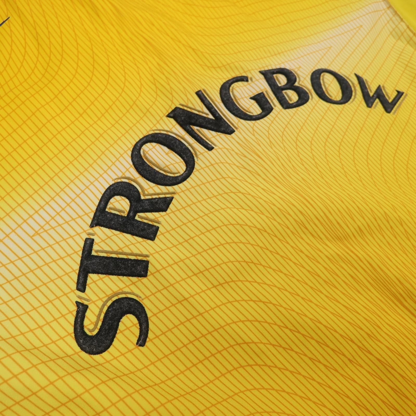 Vintage Leeds United Shirt Mens Medium Yellow Away 2000 2002 Nike Strongbow photo 7