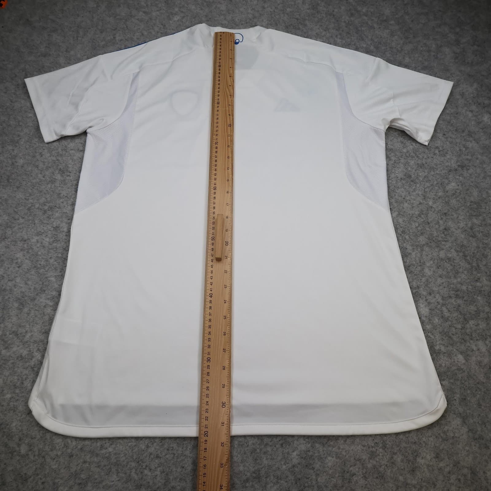Leeds United Shirt Mens XL White Home Kit 2023 2024 Slim Fit Adidas Jersey photo 10