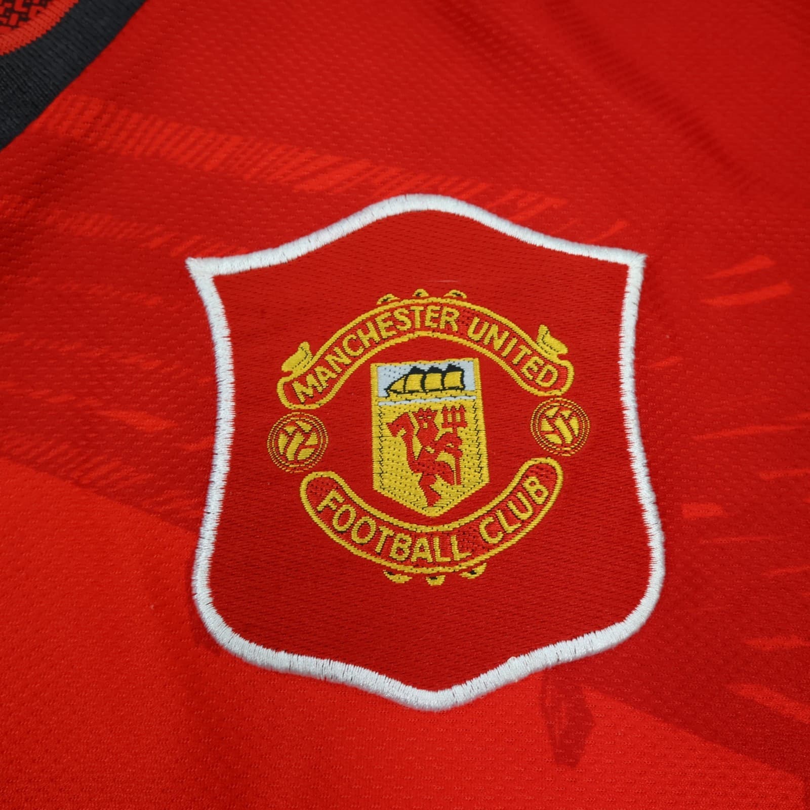 Vintage Manchester United Shirt Medium Red Home 1994 1996 Umbro Soccer Jersey photo 4