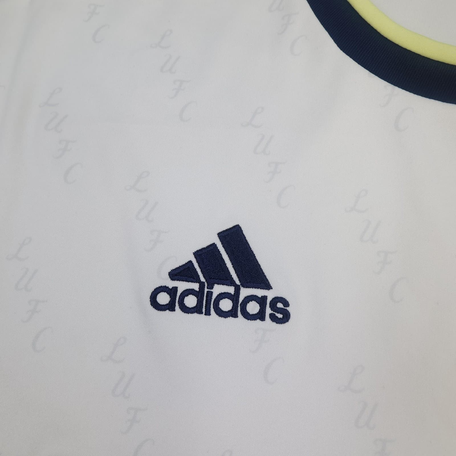 Leeds United Shirt Mens Medium White Home 2022 2023 EPL Football Adidas SBOTOP photo 5