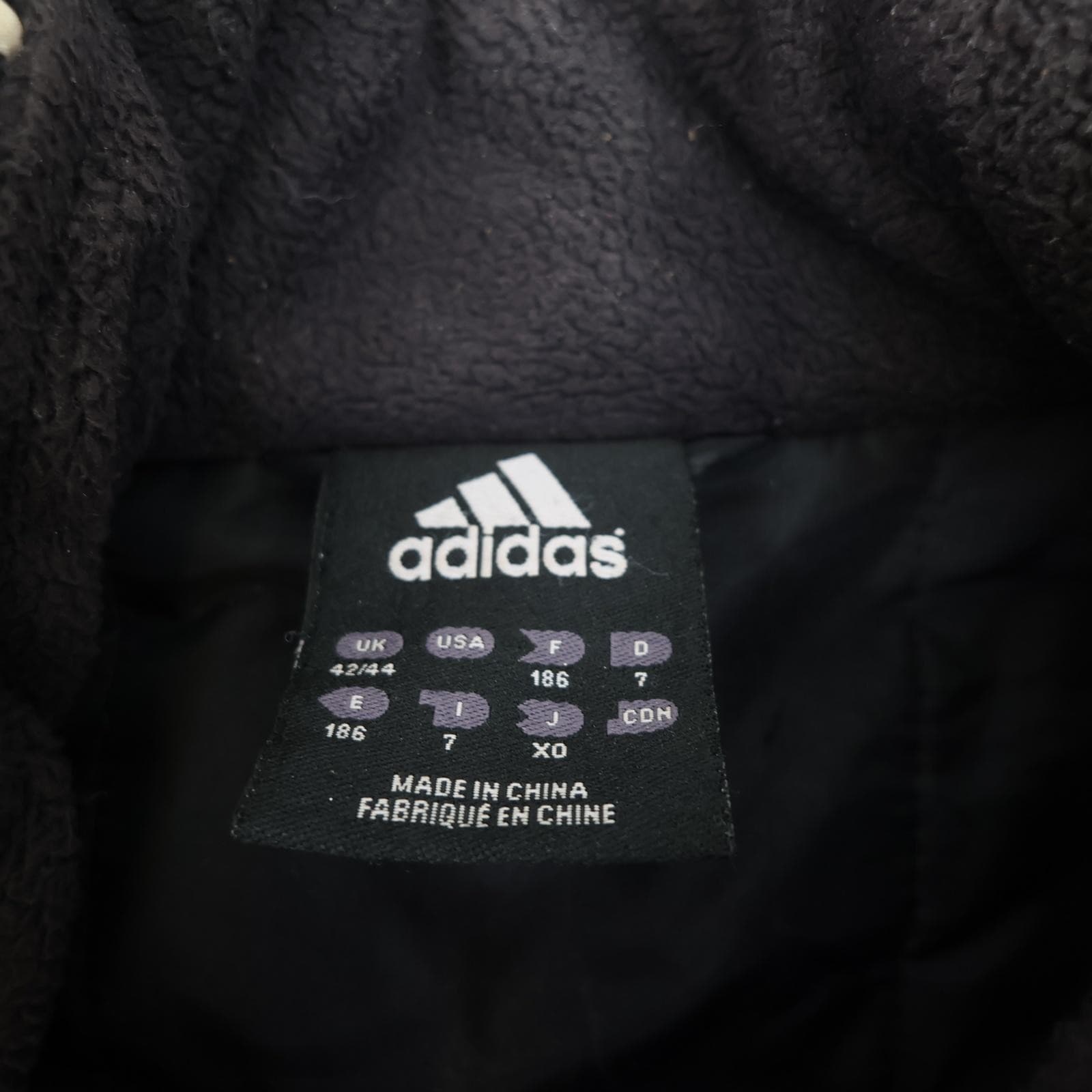 Vintage Newcastle United Jacket Mens Large Black 2005 2006 Football Adidas photo 6