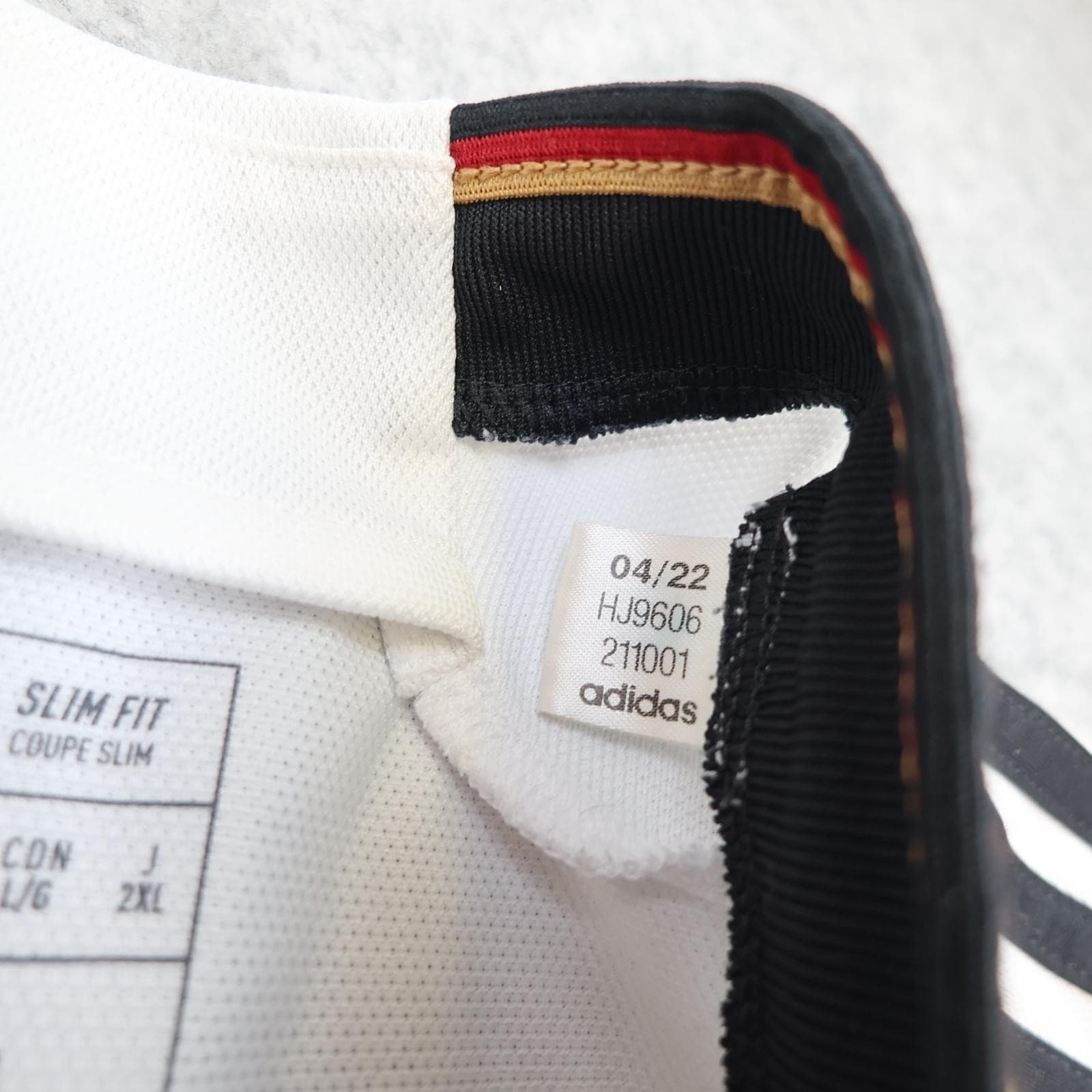 Germany Home Shirt Mens Large White 2022 2023 Football Adidas Soccer Jersey photo 5