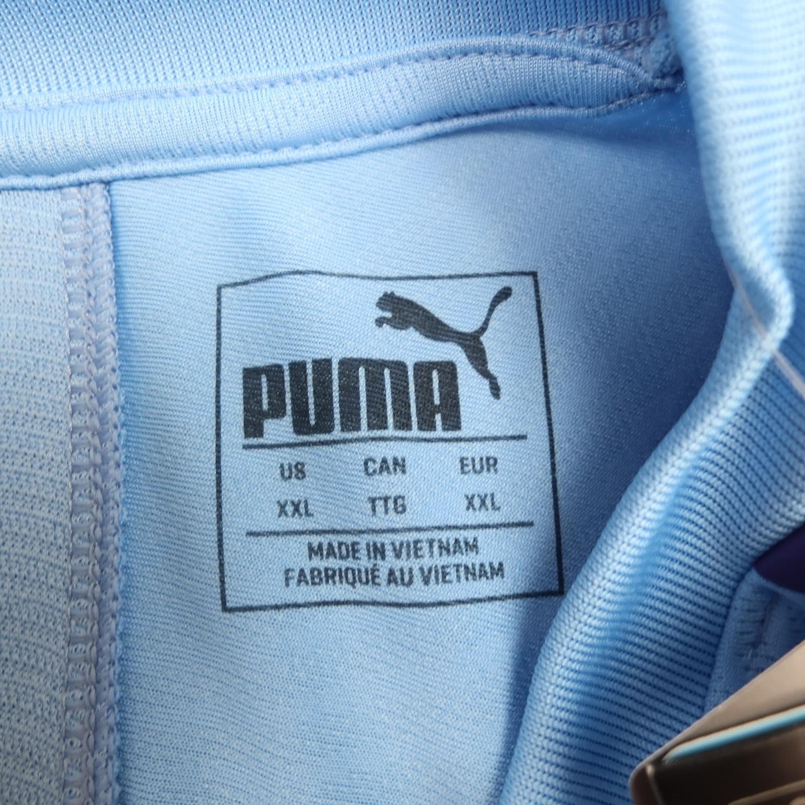 Manchester City Shirt Mens 2XL Blue Home 2019 2020 EPL Football Puma Etihad photo 7