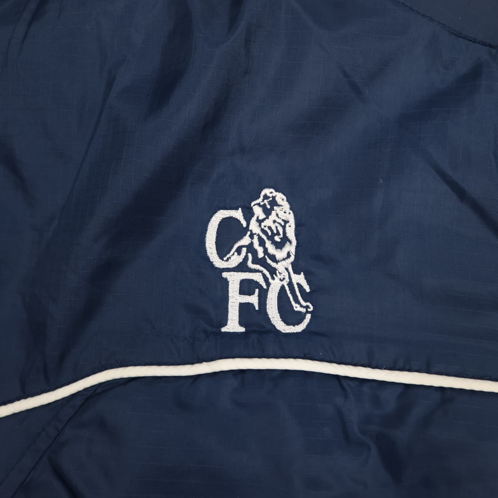Chelsea Football Jacket Extra Large Umbro Navy Padded Training Coat 90s photo 3