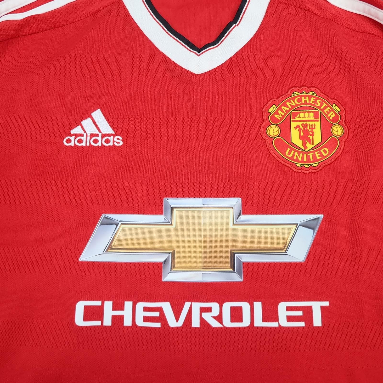 Manchester United Shirt Mens Medium Red Home 2015 2016 Adidas Schweinsteiger 31 photo 5
