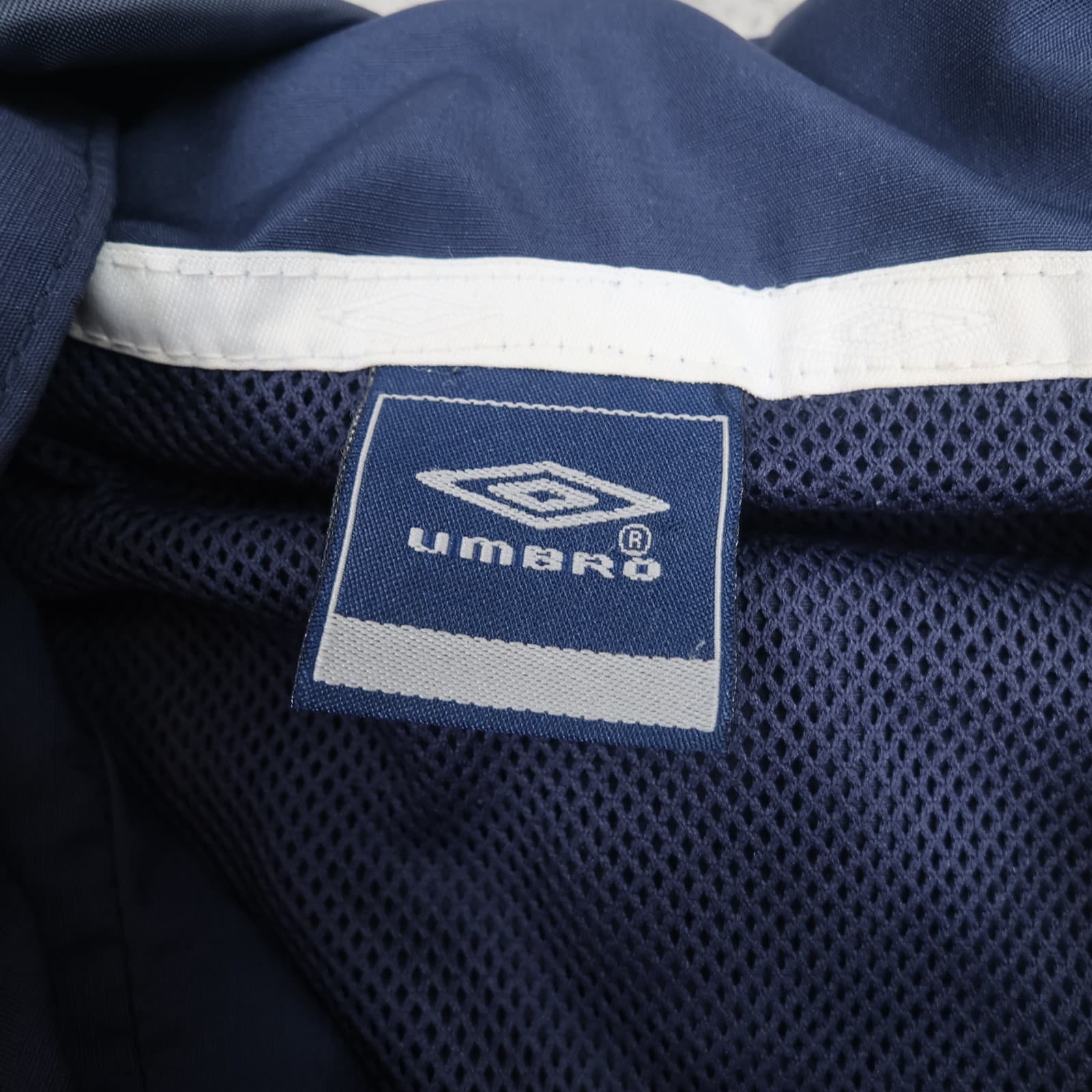 Everton Football Jacket Small Navy Training Rain Jacket Umbro Mens Soccer photo 7
