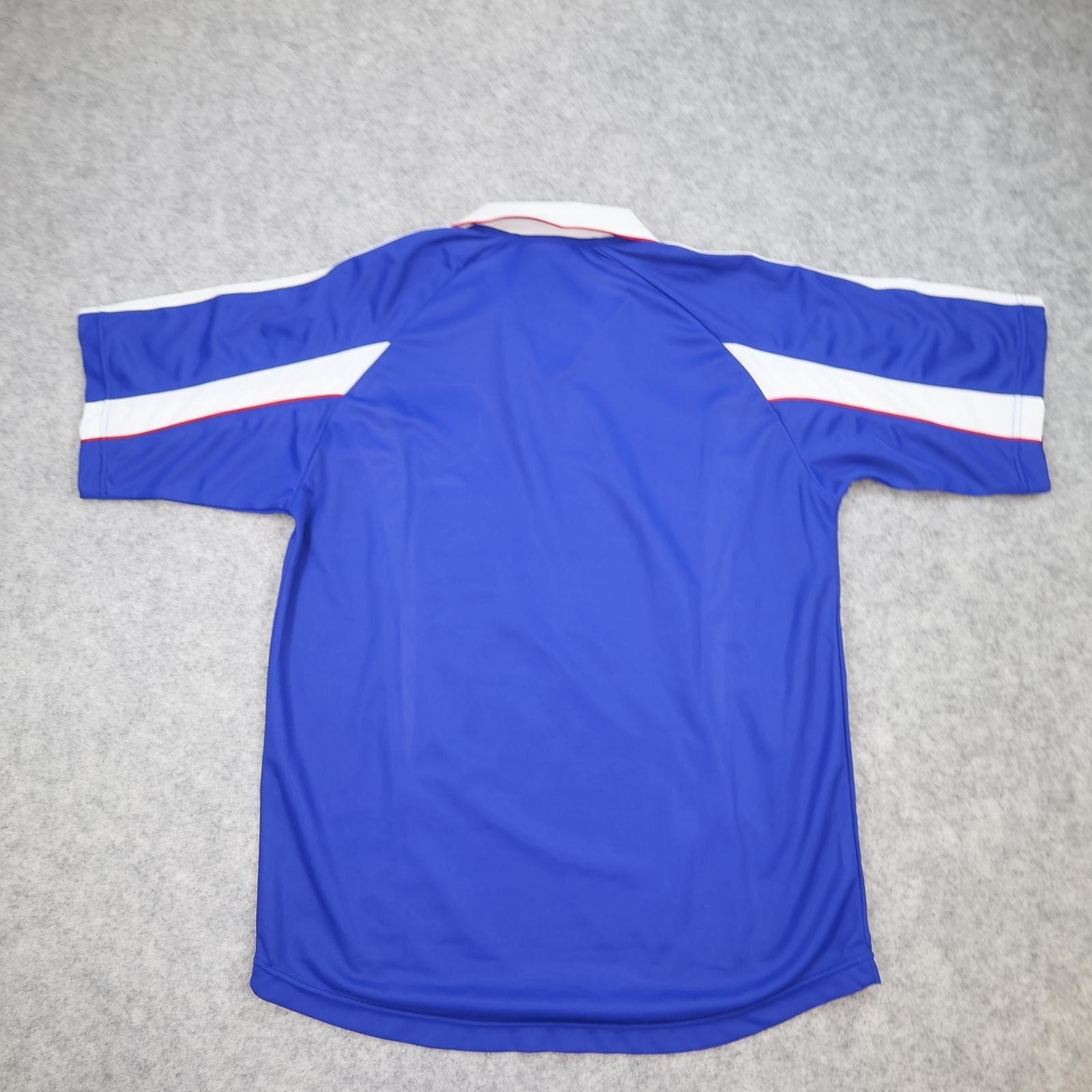 Vintage Japan Home Shirt Mens Medium Blue 2000 2002 Football Adidas JFA Jersey photo 2