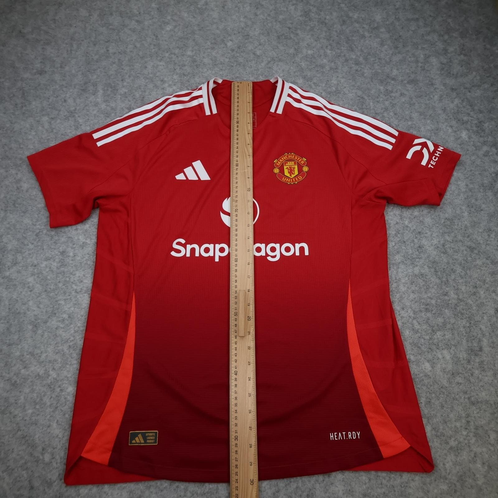 Manchester United Shirt Mens XL Red Home 2024 2025 Adidas Heat Ready Jersey photo 13