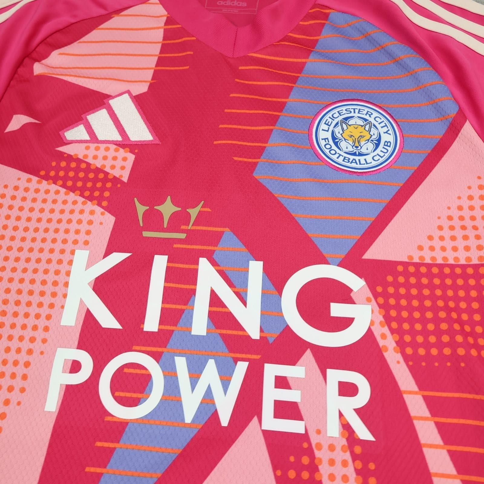 Leicester City Goalkeeper Shirt Mens Medium Womens 2024 2025 Pink 23 Jersey photo 3