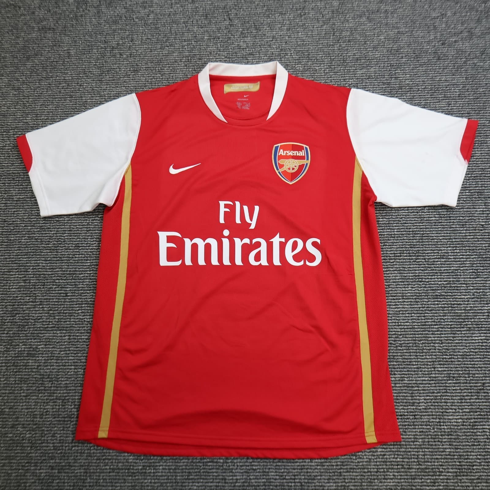 Arsenal Shirt Medium Red Home Kit 2006 2008 Nike Soccer Jersey Cesc Fabregas photo 2
