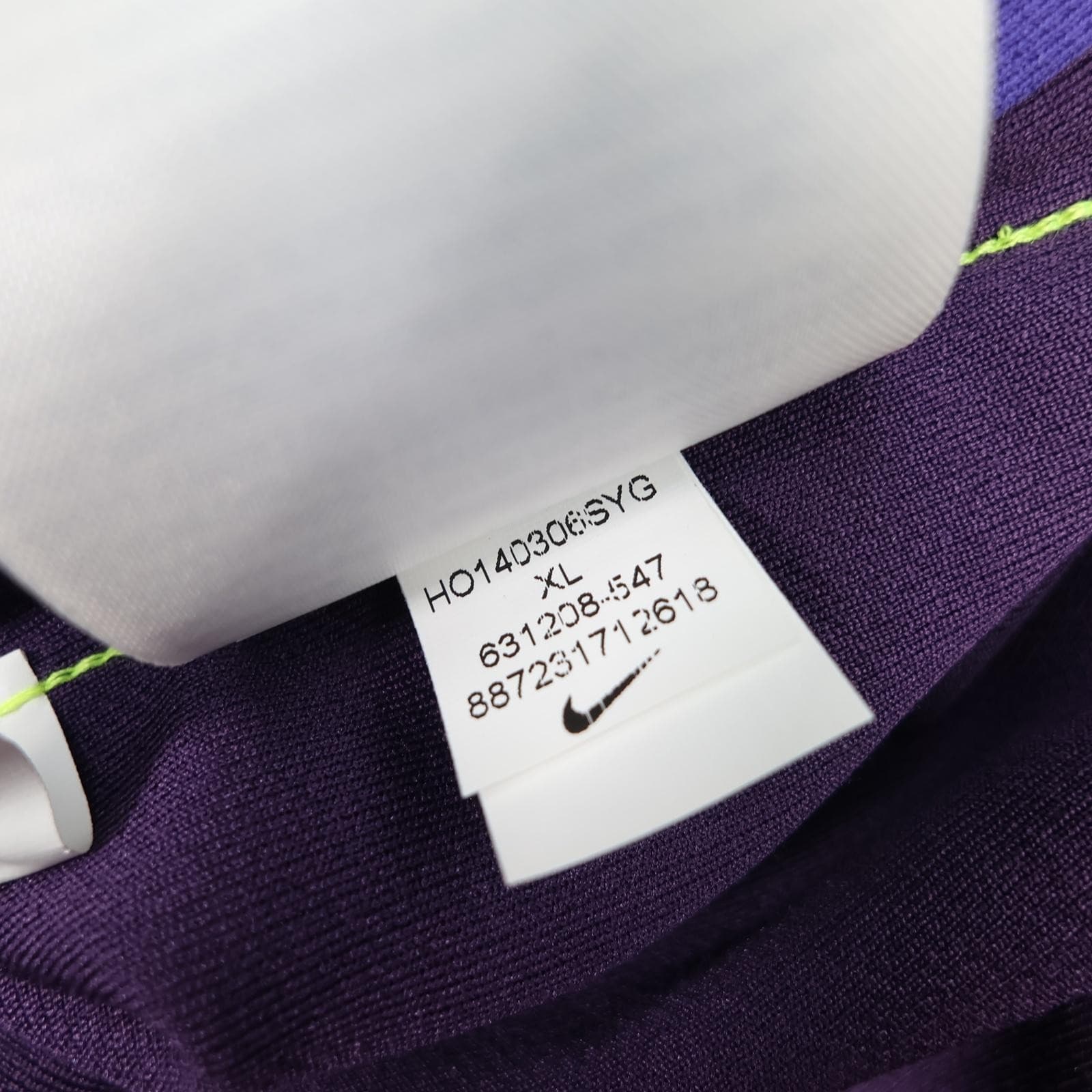 Manchester City Shirt Mens XL Purple 3rd Kit 2014 2015 Football Nike Aguero 16 photo 17