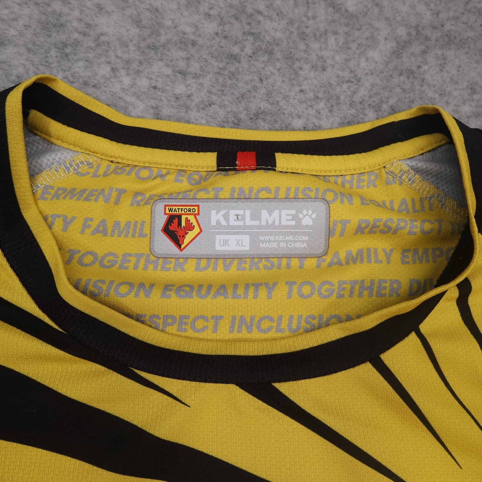 Watford Shirt Mens Extra Large Yellow Home 2020 2021 Football Soccer Jersey photo 6