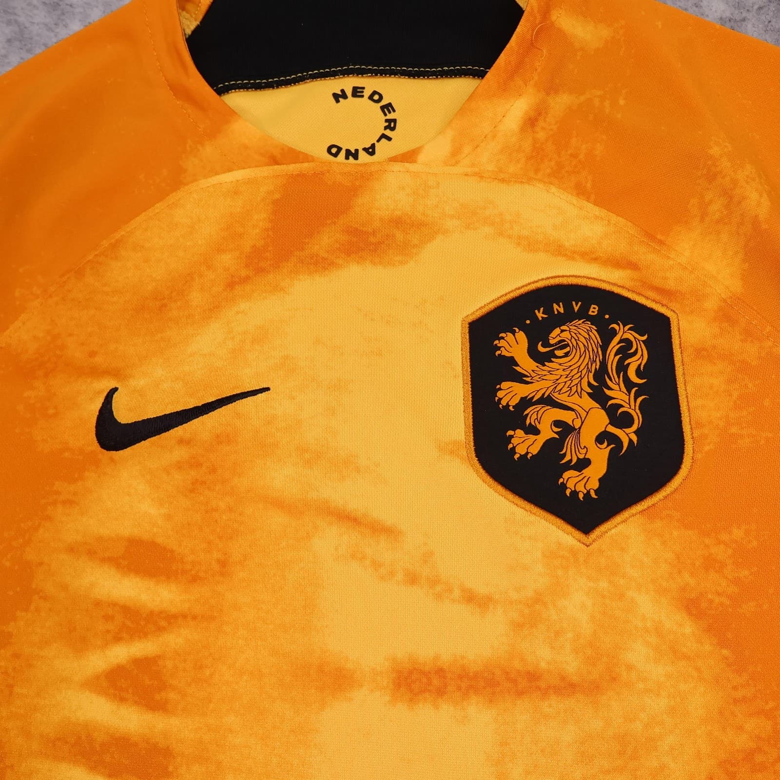Netherlands Home Shirt Kids Large 12-13 Years 2022 2023 Nike Soccer Jersey photo 3