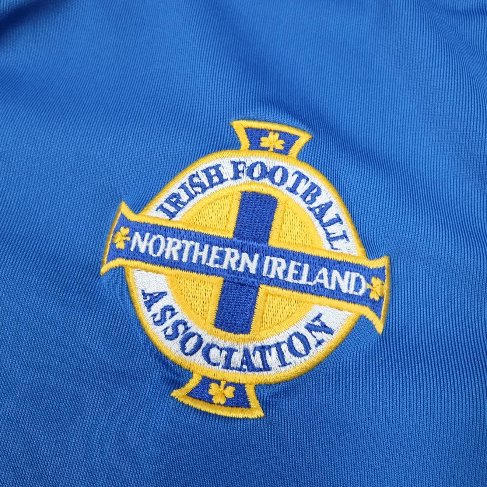 Northern Ireland Training Shirt Mens Medium Blue 2010 2011 Umbro Soccer Jersey photo 6
